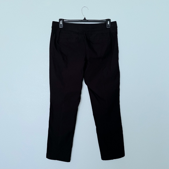 Simply Vera Vera Wang Black Modern Twill Skinny Ankle Pants - Picture 2 of 4